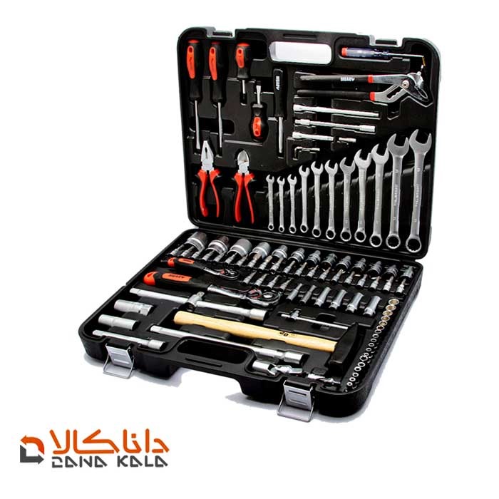 جعبه ابزار ۹۹ پارچه بکس و آچار BAUM AUTO