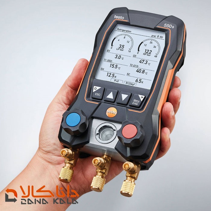 فشار سنج منیفولد دوقلو  Testo 550s Basic Kit