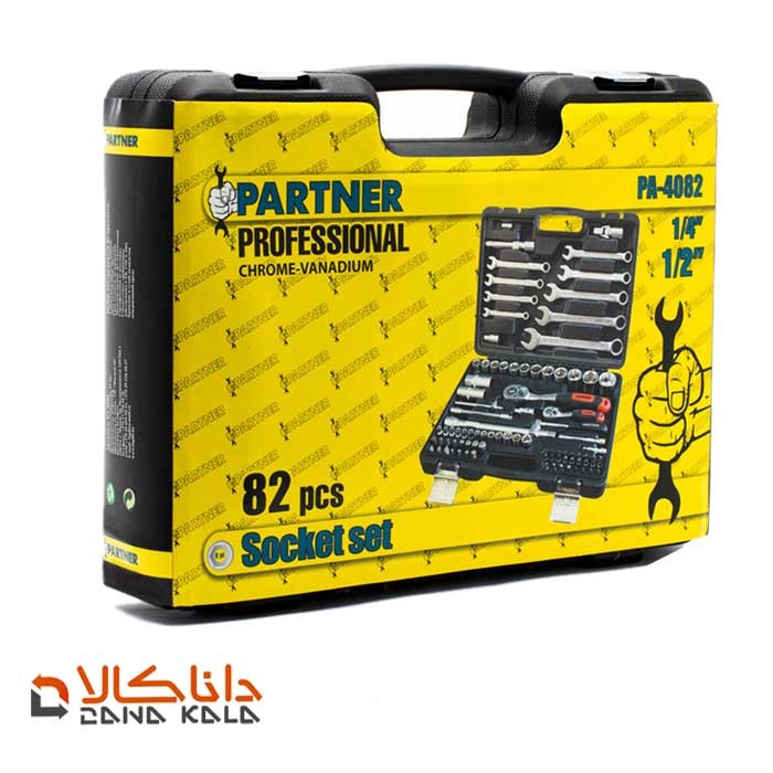 جعبه آچار و بکس 82 پارچه PARTNER