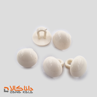 دکمه پایه دار سایز 16سفید(قیمت صحیح است و موجود می باشد)