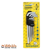 ست  آچار آلن 9 عددی پارتنر پایه متوسط