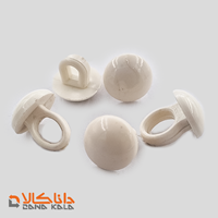 دکمه پایه دار سایز 14 سفید(قیمت صحیح است و موجود می باشد)