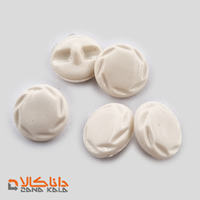 دکمه پایه دار سایز 18 سفید(قیمت صحیح است و موجود می باشد)